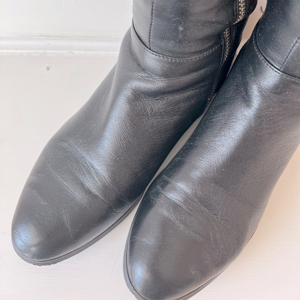 Michael Kors Bromley Leather Boots - Picture 4 of 7